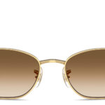 Logo-Engraved Irregular Sunglasses