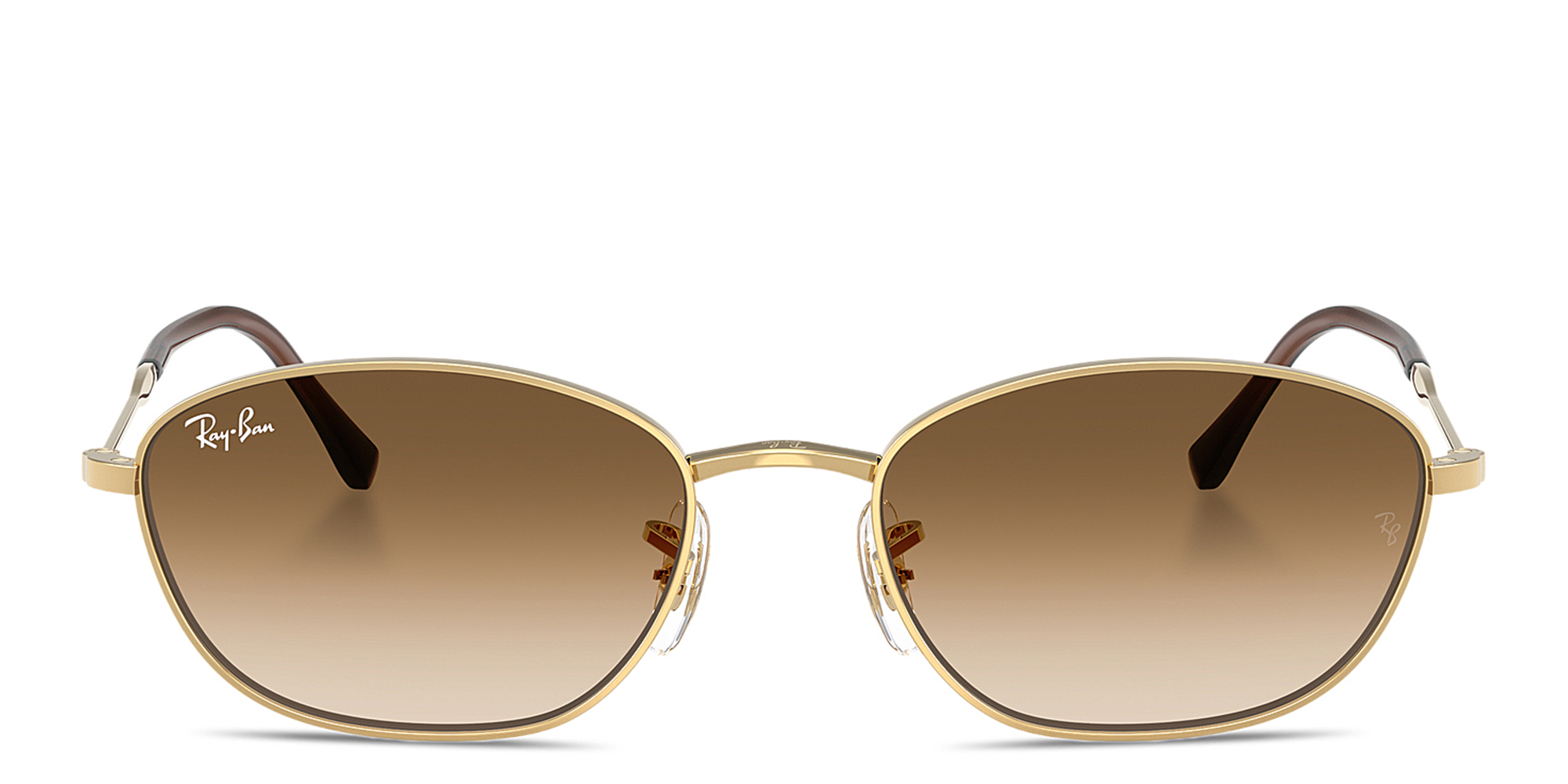 Logo-Engraved Irregular Sunglasses