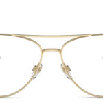 Logo Wide Pilot Eyeglasses