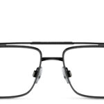 Logo Wide Rectangle Eyeglasses