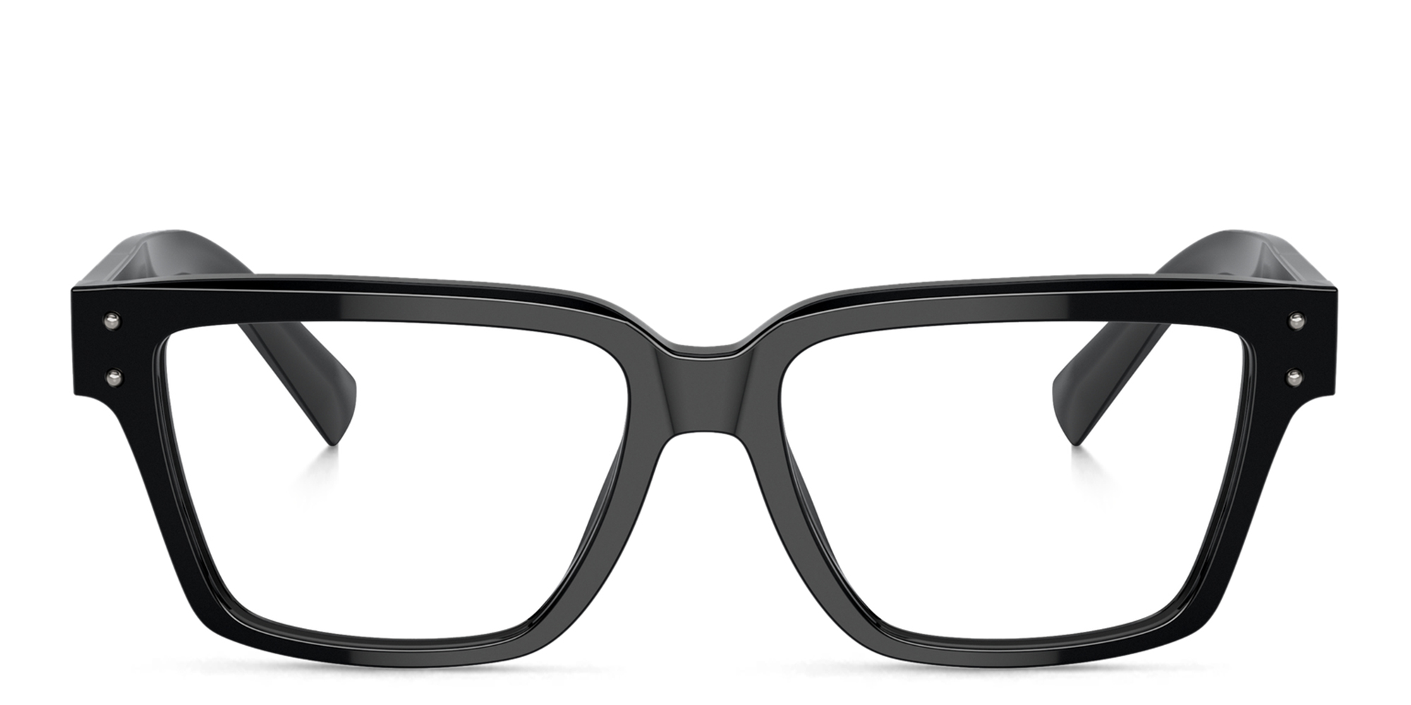 Logo Wide Square Eyeglasses