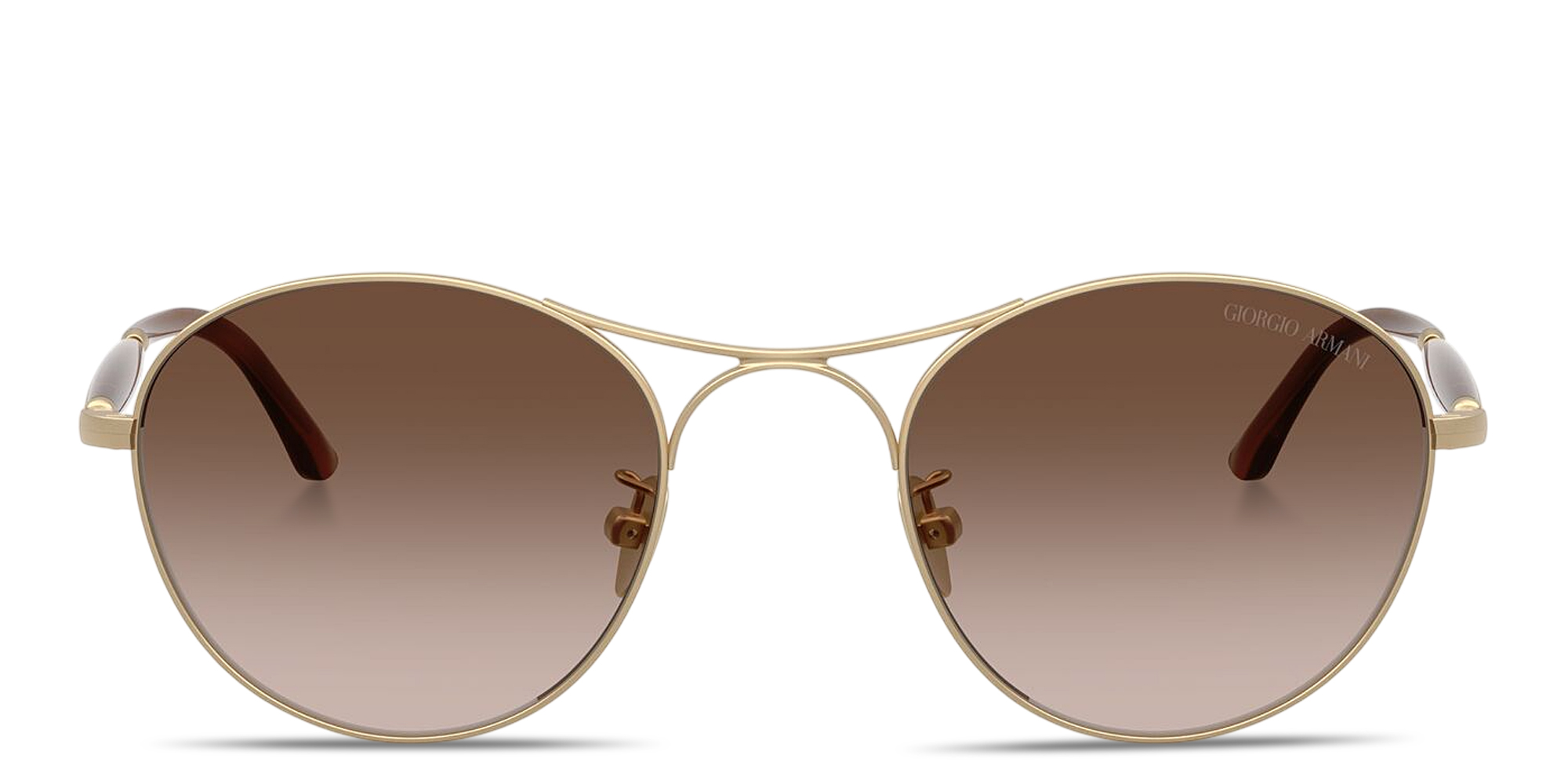 Engraved Logo Round Sunglasses