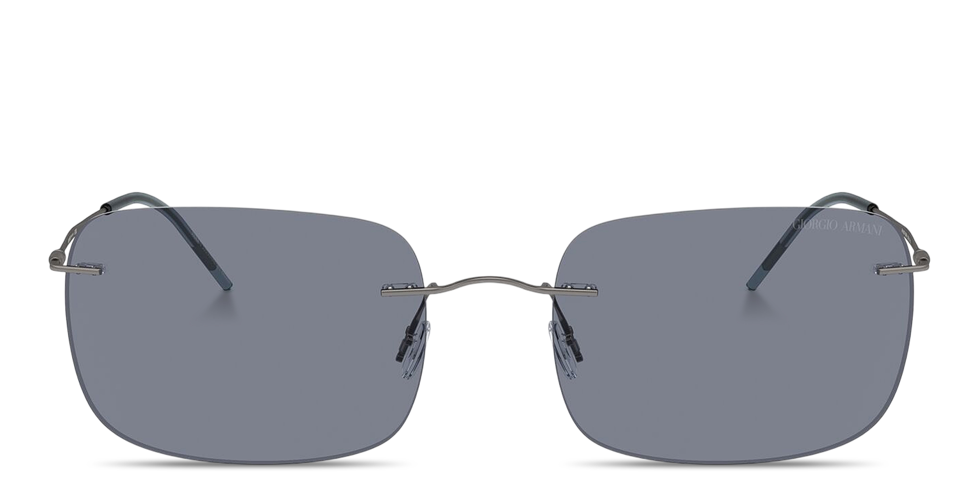 Logo Rimless Pillow Sunglasses