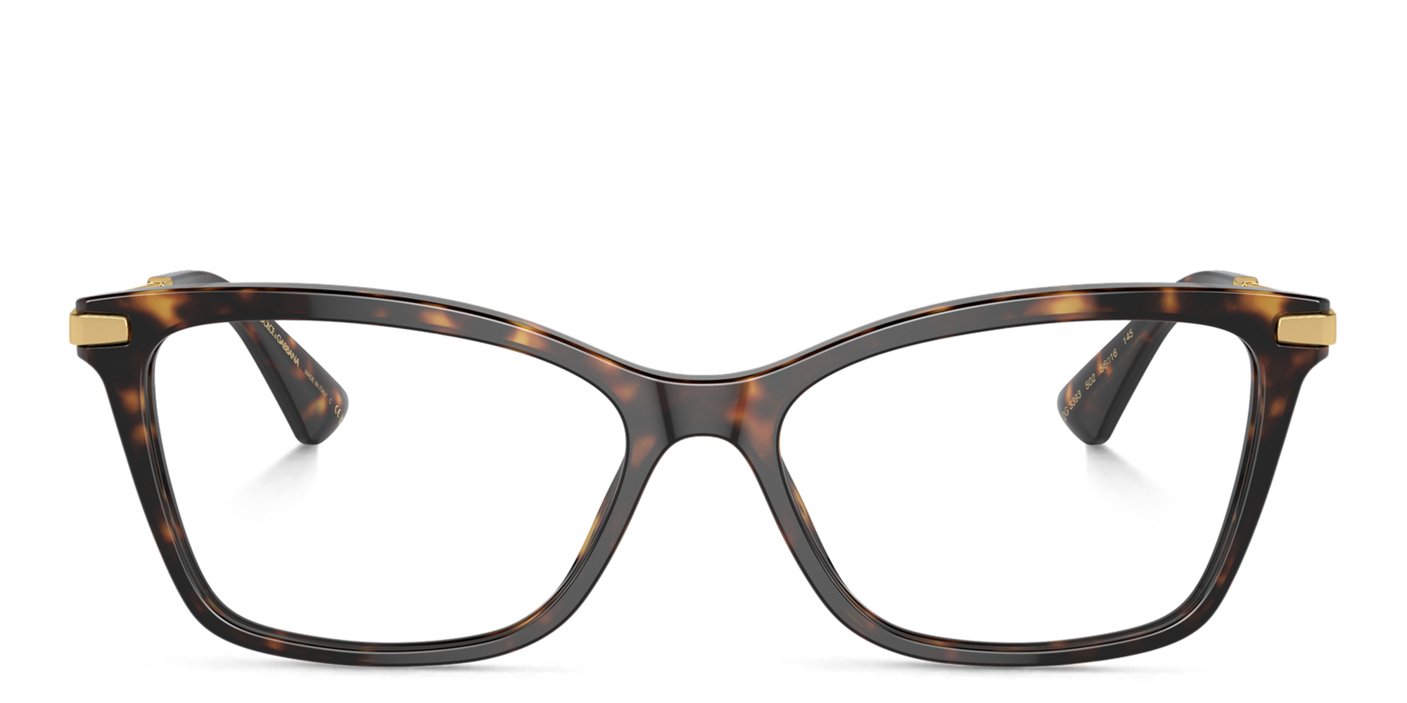 Logo Wide Rectangle Eyeglasses